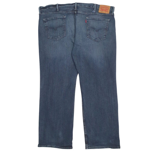 Mens Blue Levis Crewneck Jeans