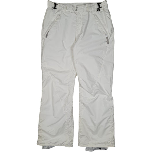 Womens White Columbia Sportswear Company Skiing Sallopettes Insulated Omnitech Walking Trousers