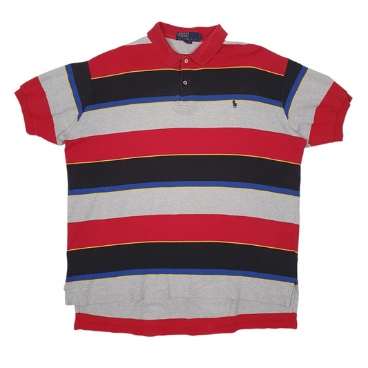 Mens Red Polo Ralph Lauren Short Sleeve Polo Shirt