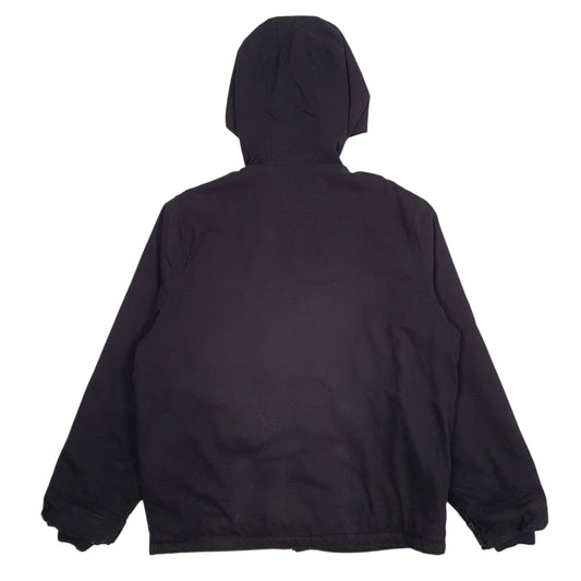 Mens Black Dickies Sherpa Lined Active Coat