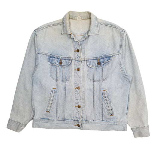 Womens Blue Lee Riders Vintage 90s Coat