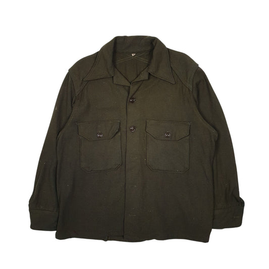 Womens Green Unbranded Vintage 80s Coat