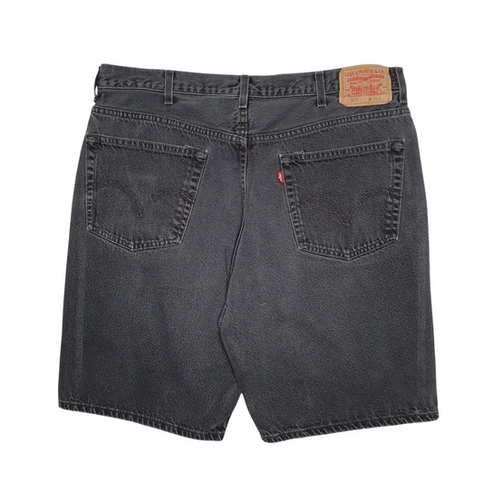 Mens Grey Levis 505 Vintage 00s Shorts