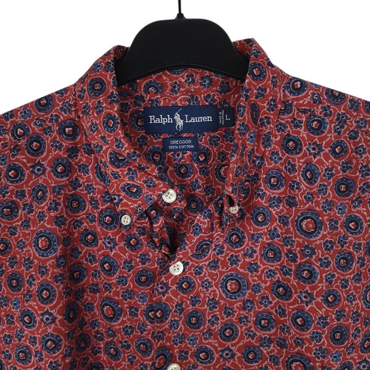 Mens Red Ralph Lauren Paisley Greggor Shirt