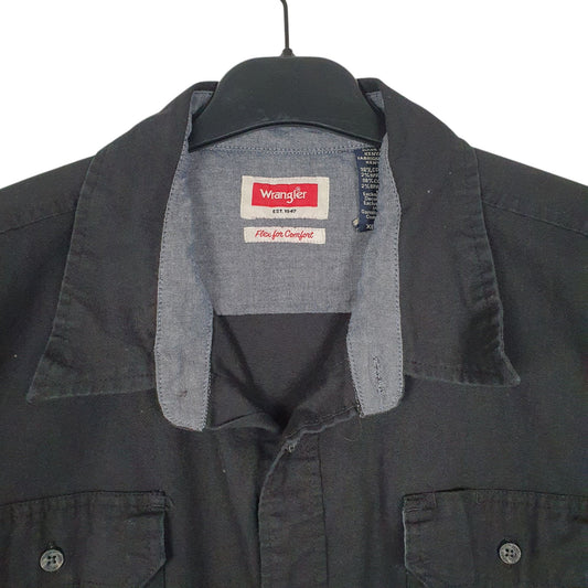 Mens Black Wrangler Shirt