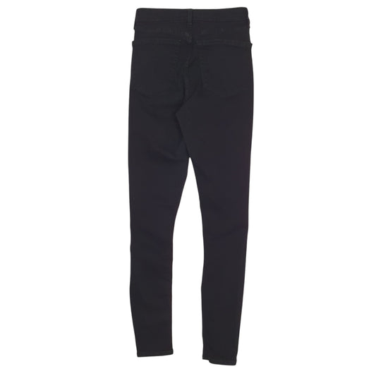 Womens Black Topshop Ripped Stretch Jeans