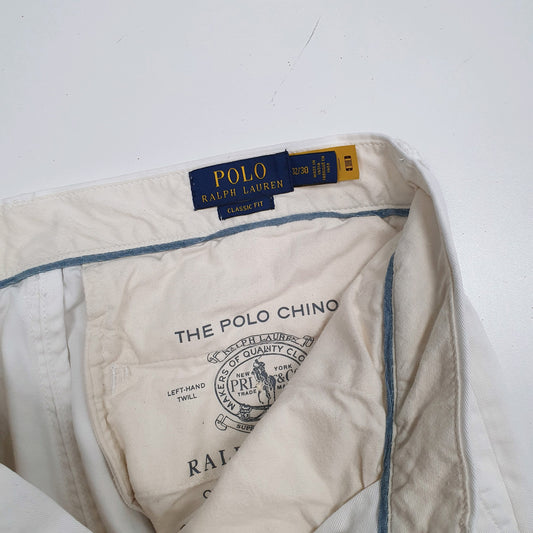 Mens White Polo Ralph Lauren Crewneck Trousers
