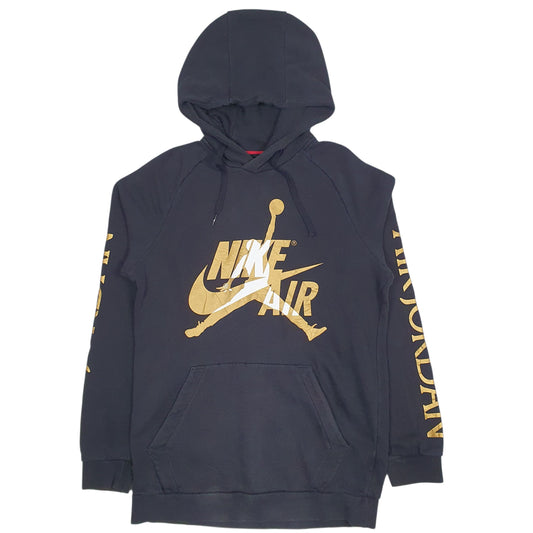 Mens Black Nike Air Jordan Hoodie Jumper