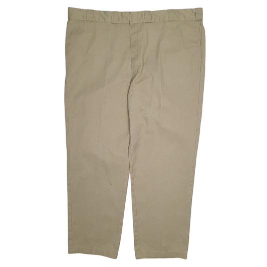 Mens Beige Dickies 874 Workwear Chino Trousers