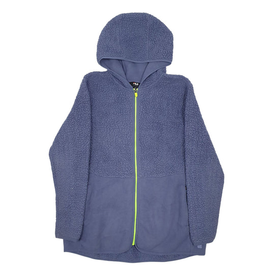 Womens Blue Fila Sport Full Zip Jumper