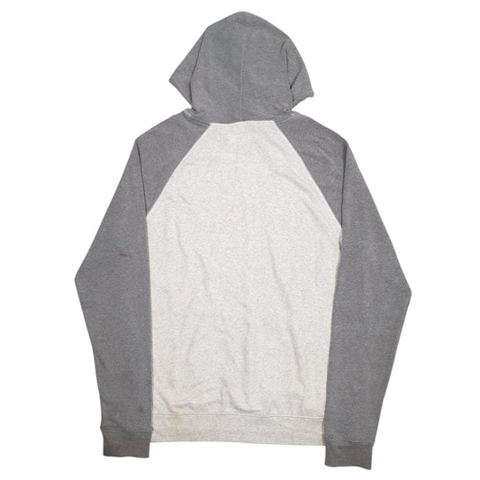 Mens Grey Levis Spellout Hoodie Jumper