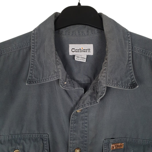 Mens Blue Carhartt Shirt
