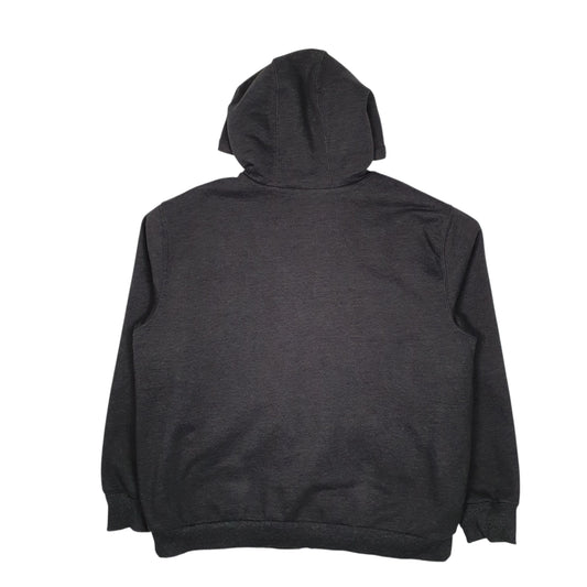 Mens Grey Carhartt Sherpa Lined Hoodie Full Zip Jumper