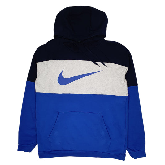 Mens Blue Nike Dri Fit Hoodie Jumper