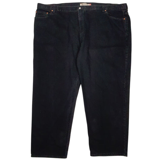 Mens Black Levis 550 JeansW56 L30