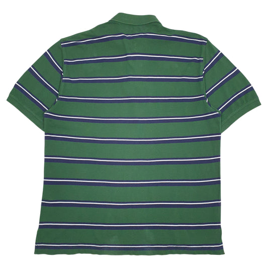 Mens Green Tommy Hilfiger Hoodie Polo Shirt