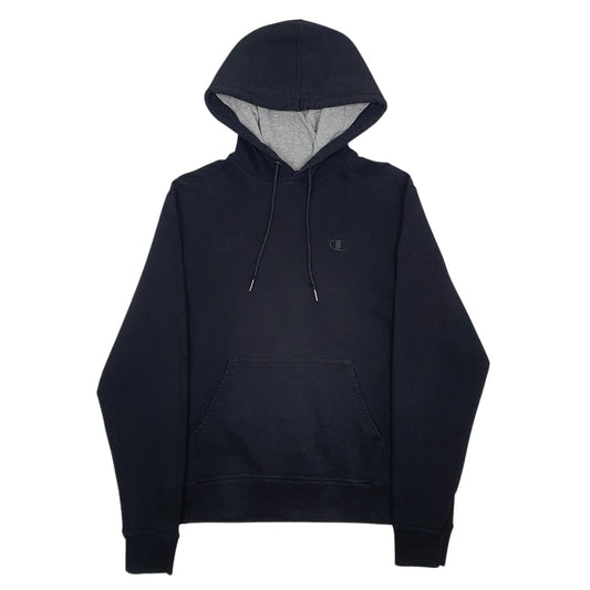 Mens Black Champion Hoodie Jumper