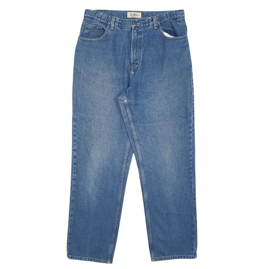 Womens Blue L.L.Bean Relaxed JeansW33 L30