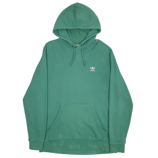 Mens Green Adidas Hoodie Jumper