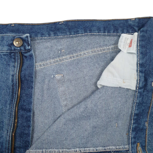 Mens Blue Wrangler Relaxed Fit Hoodie Shorts