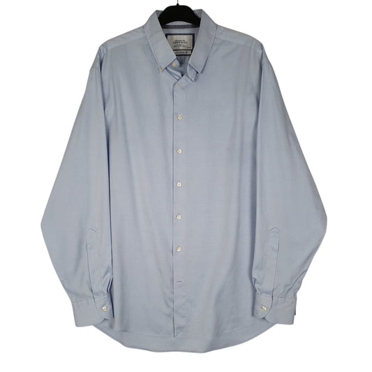 Mens Blue Cooke Street Long Sleeve Shirt