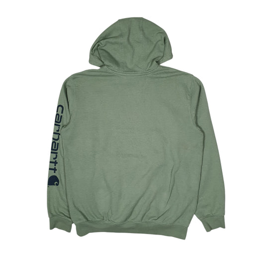 Mens Green Carhartt Hoodie Jumper