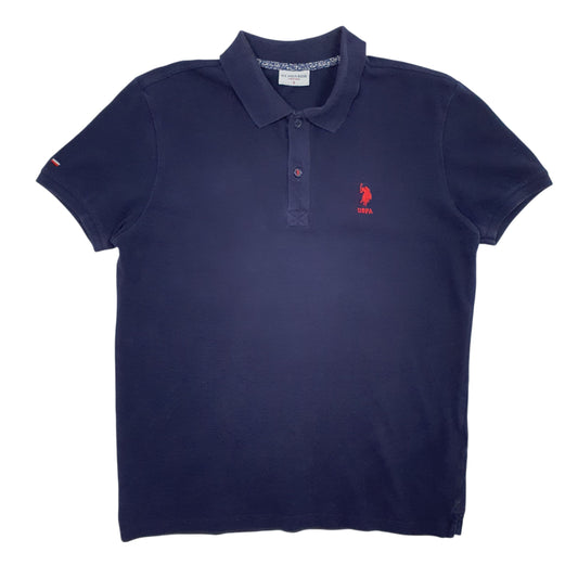 Mens Navy US Polo Assn Short Sleeve Polo Shirt