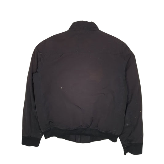 Mens Black Tommy Hilfiger Quilt Lined Coat