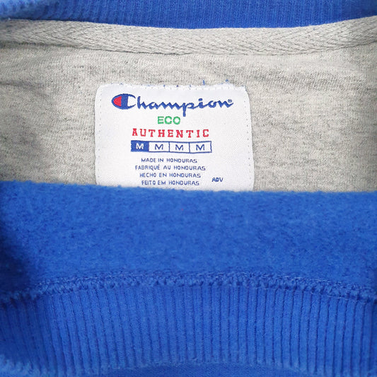 Mens Blue Champion Crewneck Jumper