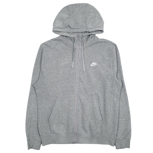 Mens Grey Nike Full Zip Jumper