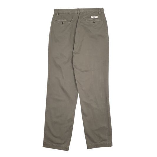 Mens Grey Polo Ralph Lauren Andrew Pant Pleated 90s Trousers