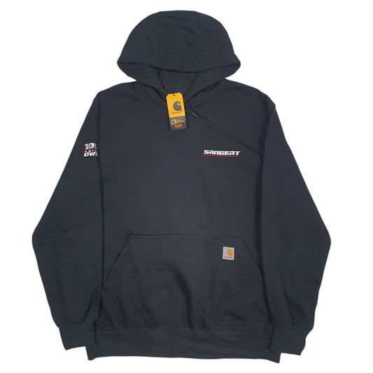 Mens Black Carhartt Hoodie Jumper