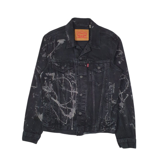 Mens Black Levis Type 3 Trucker Coat