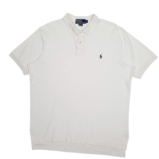 Mens White Polo Ralph Lauren Short Sleeve Polo Shirt