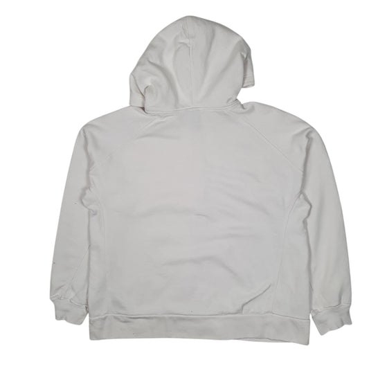 Womens White Adidas Hoodie Full Zip Jumper