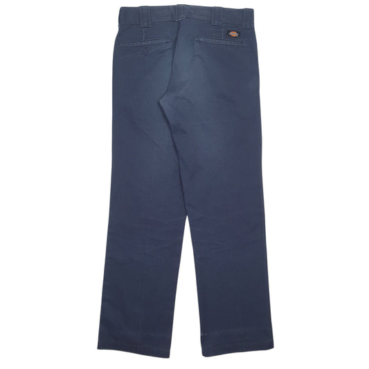 Mens Navy Dickies Workwear Trousers