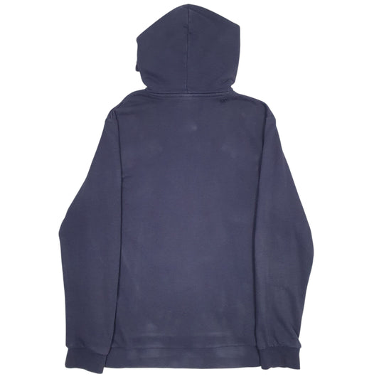 Mens Navy Adidas Spellout Hoodie Jumper