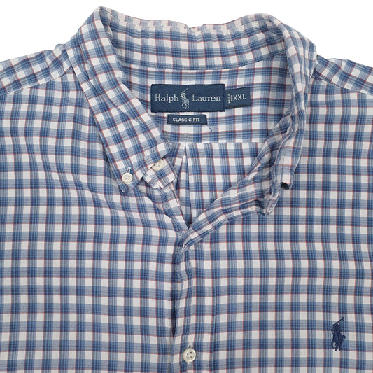 Mens Blue Ralph Lauren Shirt