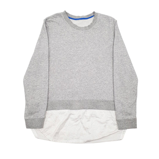 Womens Grey Adidas Crewneck Jumper