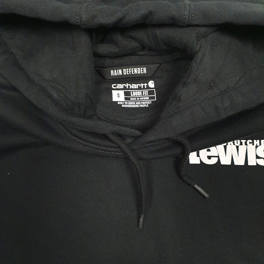 Mens Black Carhartt Hoodie Jumper
