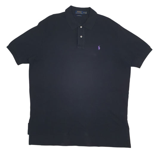Mens Black Polo Ralph Lauren Short Sleeve Polo Shirt