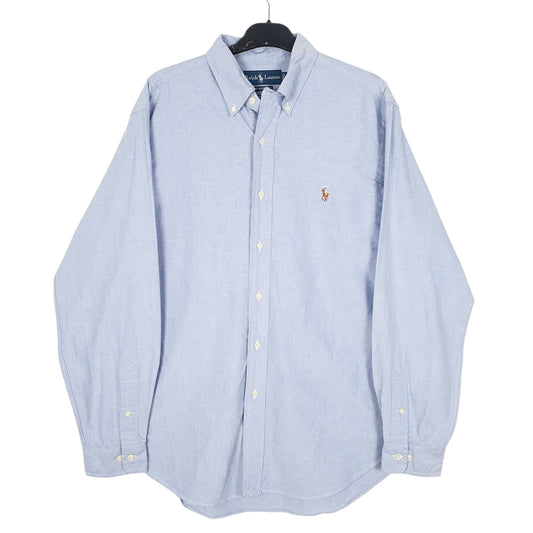 Mens Blue Ralph Lauren Long Sleeve Shirt