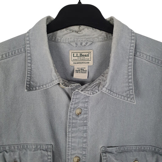 Mens Grey L.L.Bean Shirt