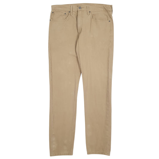 Mens Brown Levis 512 JeansW34 L32