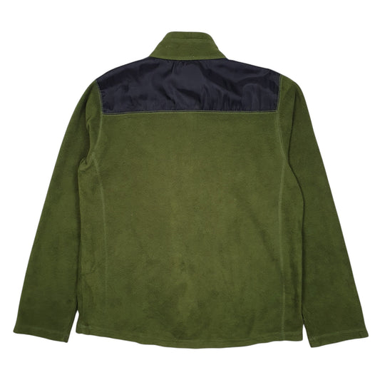 Mens Green Dickies Quarter Zip Jumper