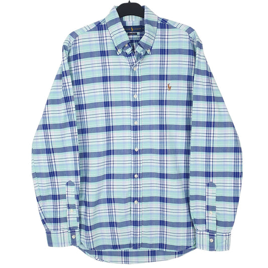 Mens Blue Ralph Lauren Long Sleeve Shirt