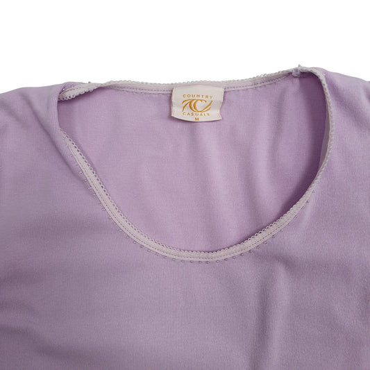 Womens Purple Country Classics T Shirt