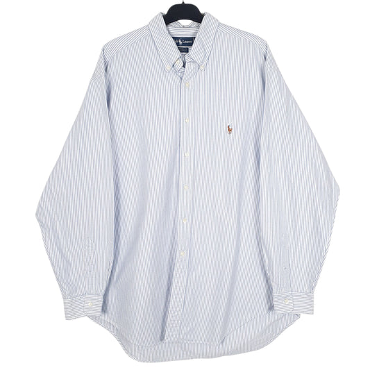 Mens Blue Ralph Lauren Long Sleeve Shirt