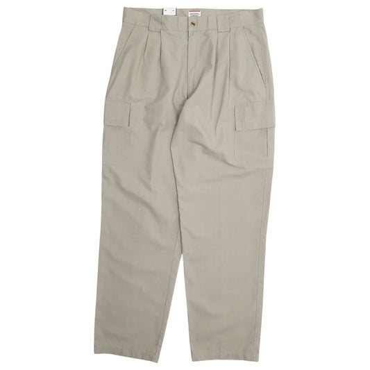 Mens Beige Bugle Boy BNWT Vintage 90s Cargo Trousers