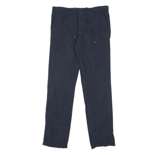 Mens Navy Hugo Boss Chino Trousers